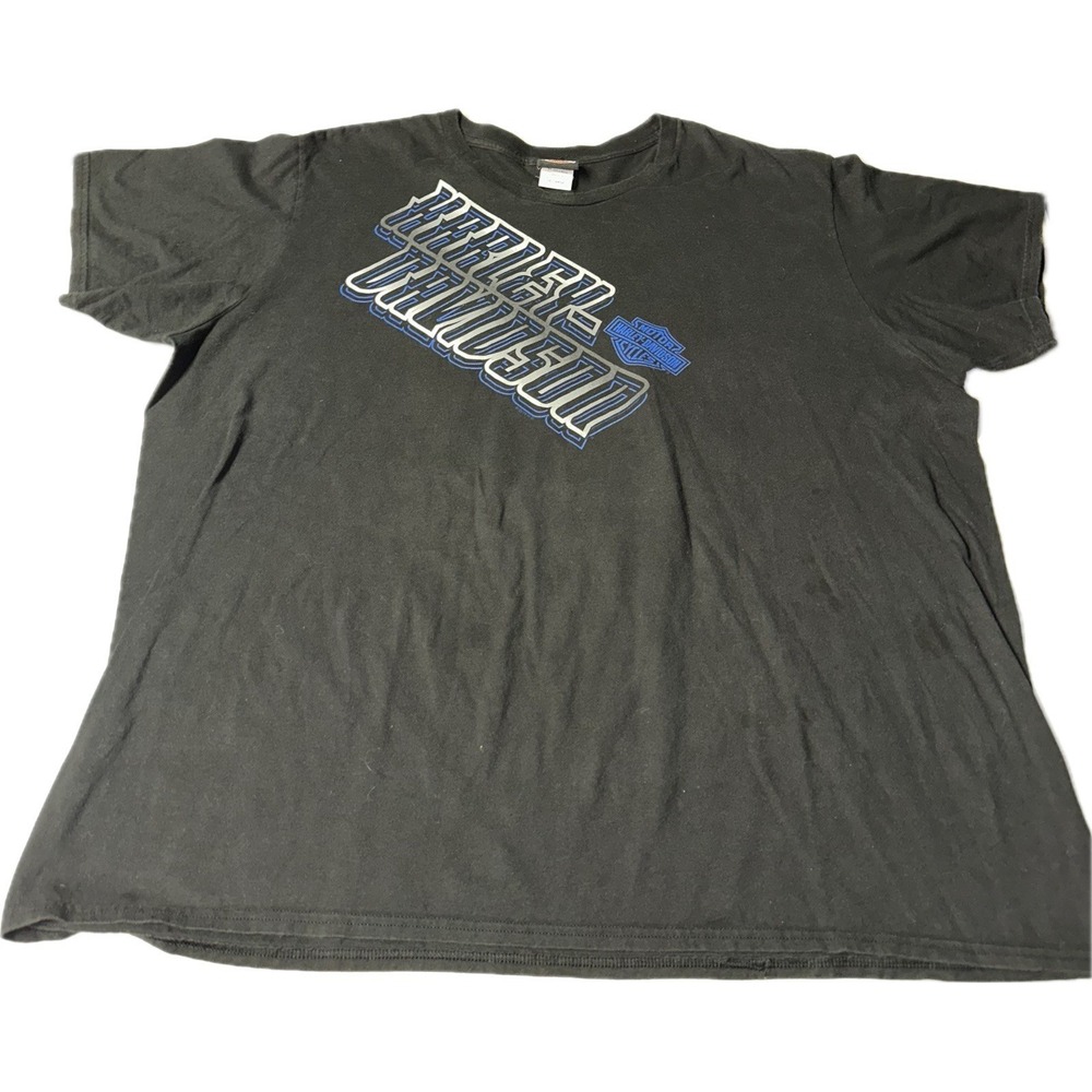 Vintage Y2K Harley-Davidson Black T-Shirt Tee Men's 3XL Lancaster, PA Amish